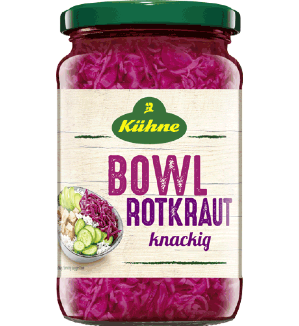Kühne Bowl Rotkraut 330g