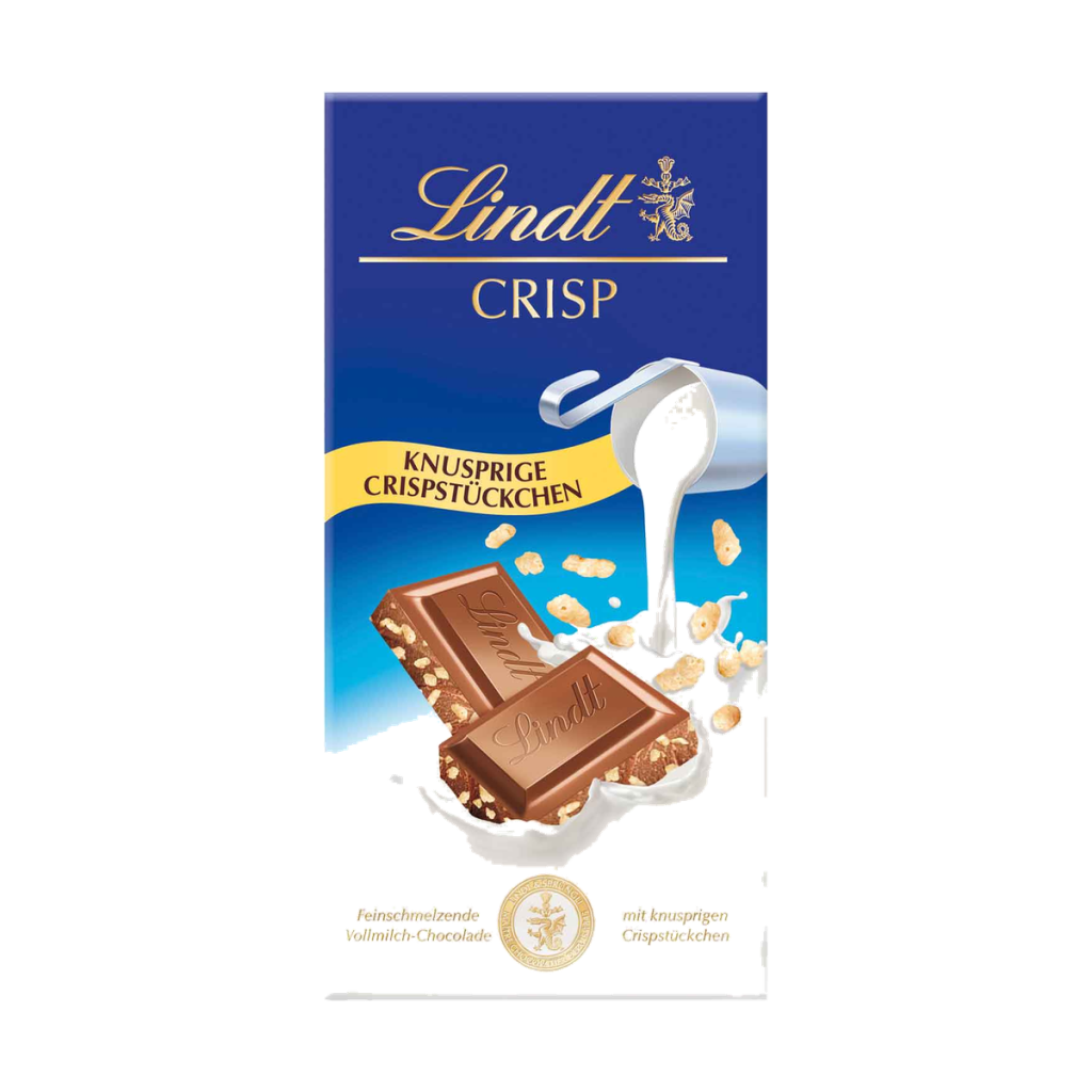 Lindt Tafel Vollmilch Crisp 100g