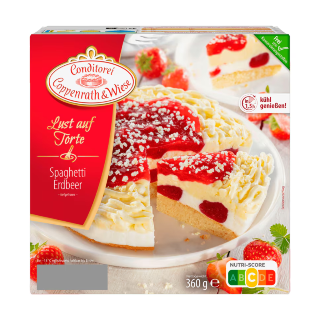 Coppenrath&Wiese Spaghetti-Erdbeer-Torte 360g