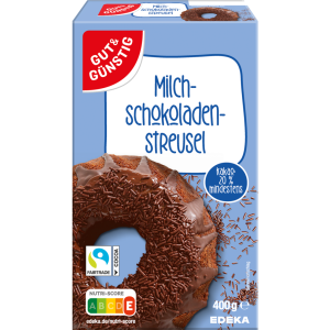 GUT&GÜNSTIG Milchschokoladenstreusel 400g