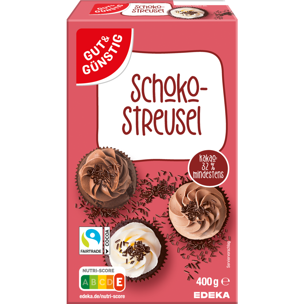GUT&GÜNSTIG Schokoladenstreusel 400g