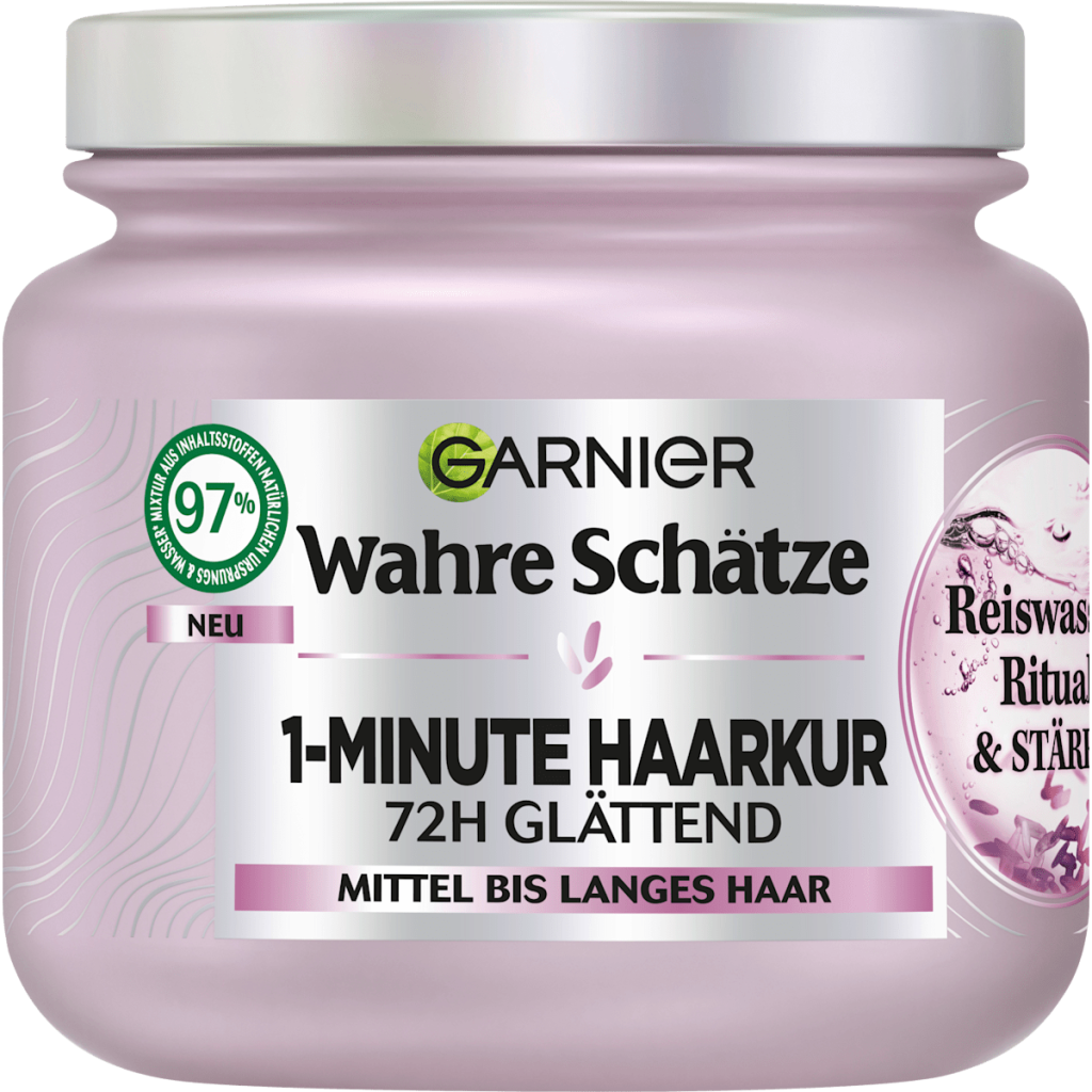 Garnier Wahre Schätze Reiswasser Ritual 1-Minute Haarkur 340ml