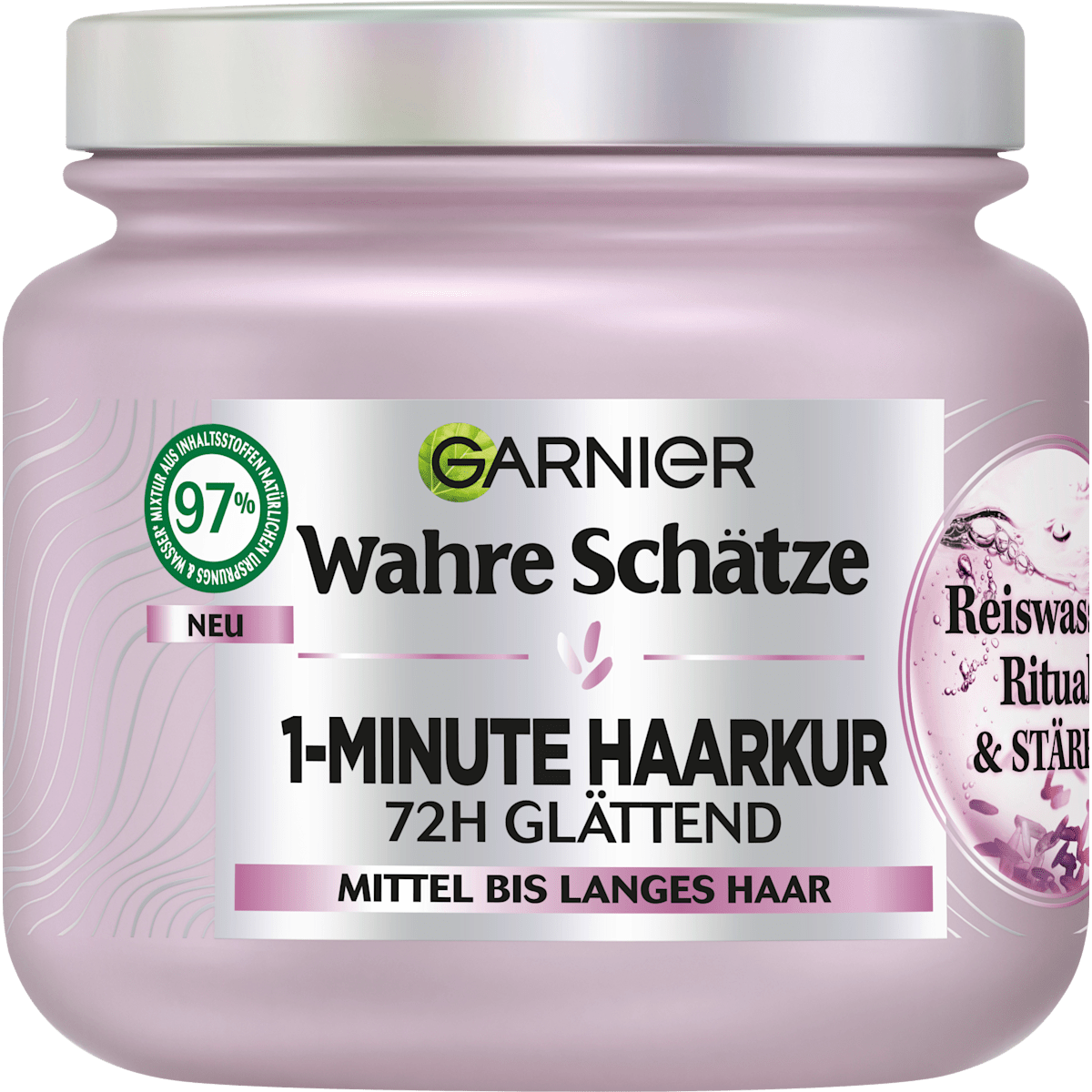 Garnier Wahre Schätze Reiswasser Ritual 1-Minute Haarkur 340ml