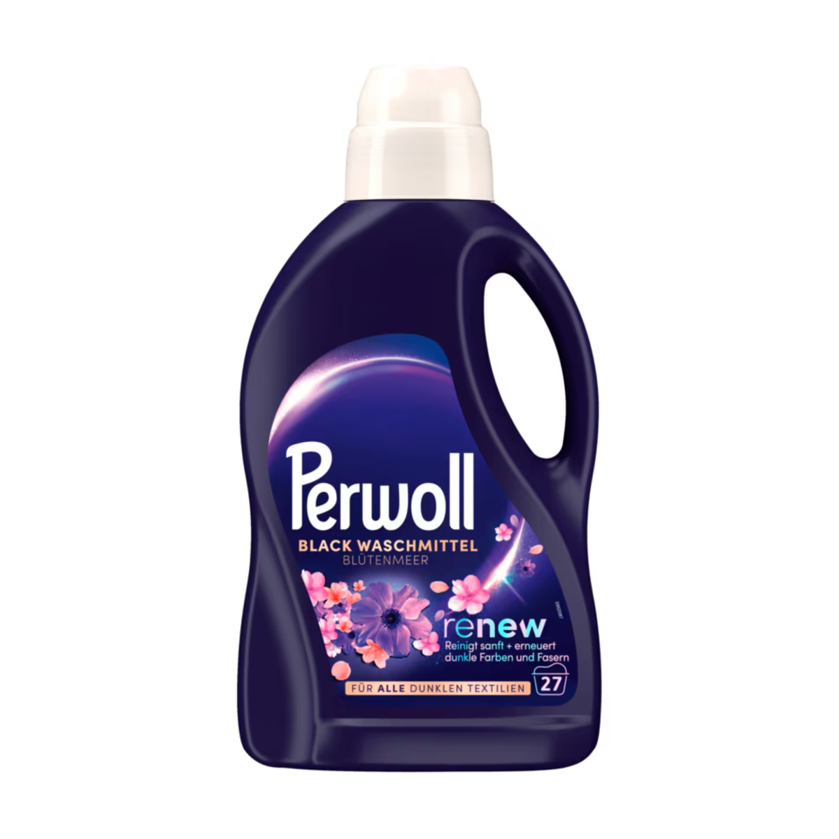 Perwoll Renew Black Waschmittel Blütenmeer 27WL 1,35l