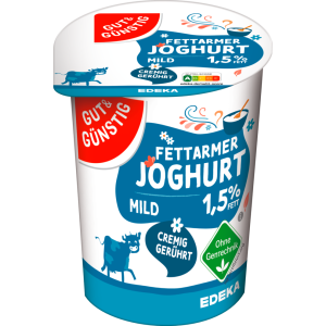 GUT&GÜNSTIG Naturjoghurt 1,5% 500g VLOG
