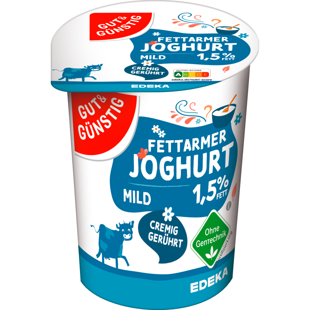 GUT&GÜNSTIG Naturjoghurt 1,5% 500g VLOG