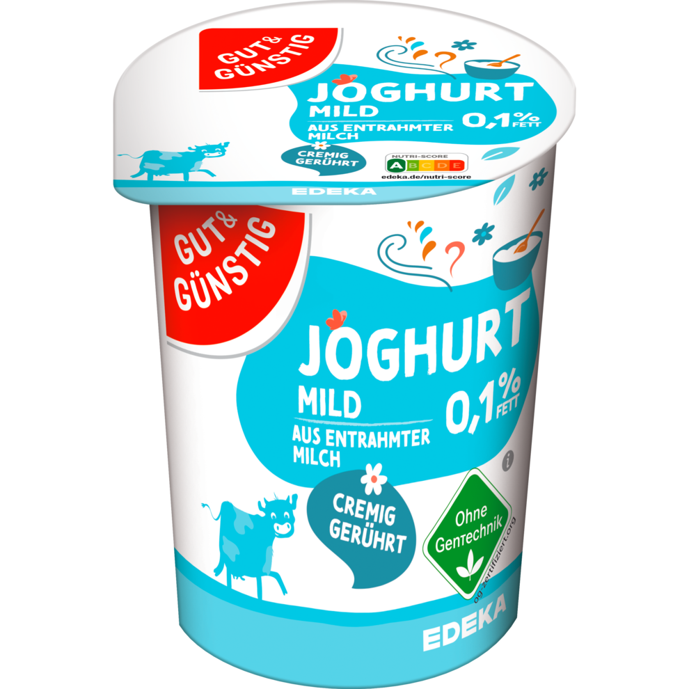 GUT&GÜNSTIG Naturjoghurt 0,1% 500g VLOG