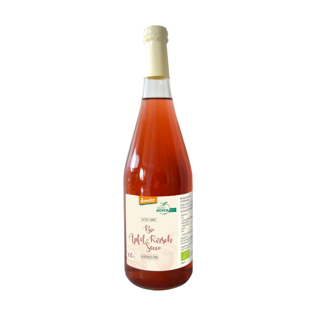 Demeter Obst Münch Apfel Kirsch Secco alkoholfrei 0,75l
