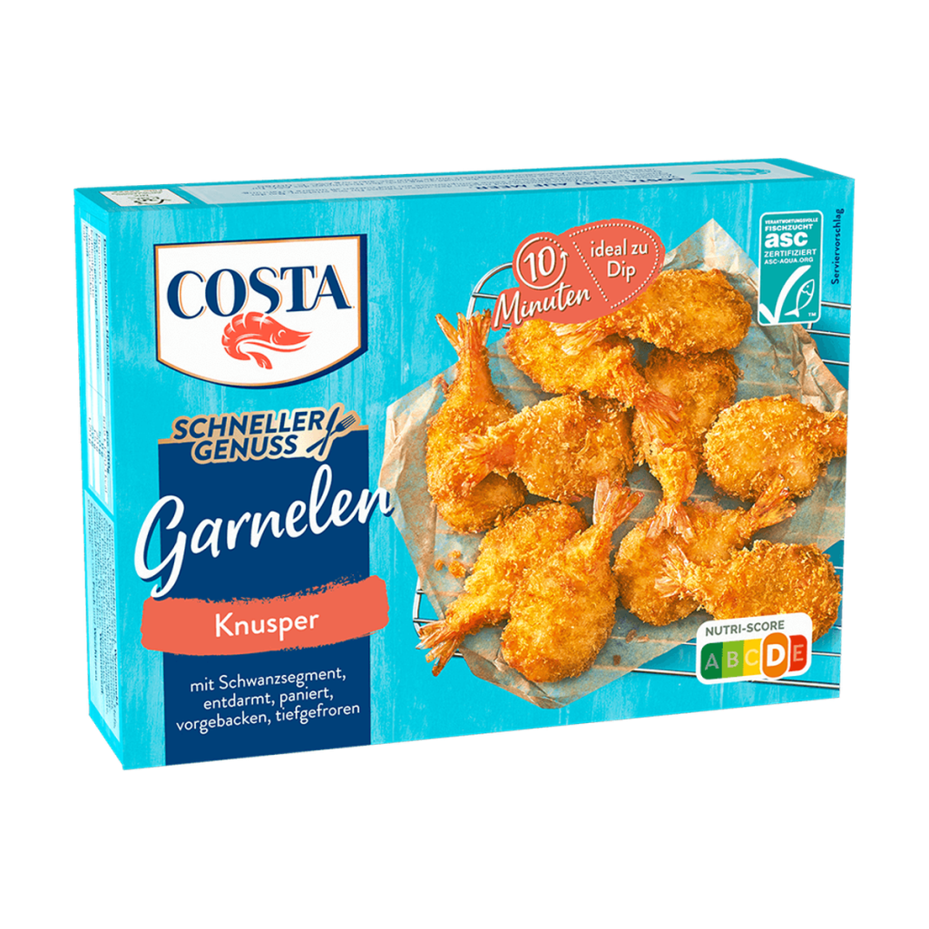 Costa ASC креветки хрустящий 225g