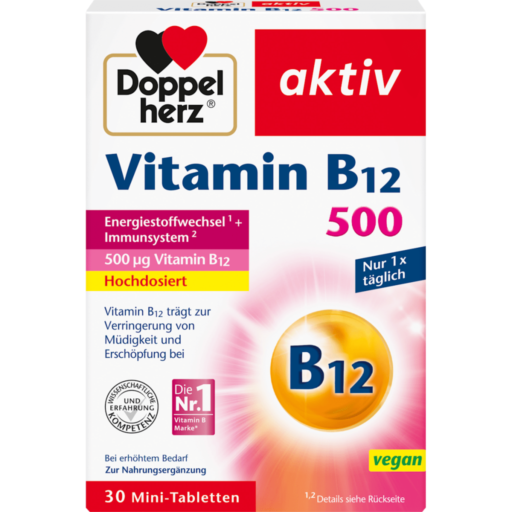 Doppelherz Vitamin B12 500 30Tabletten 12,1g