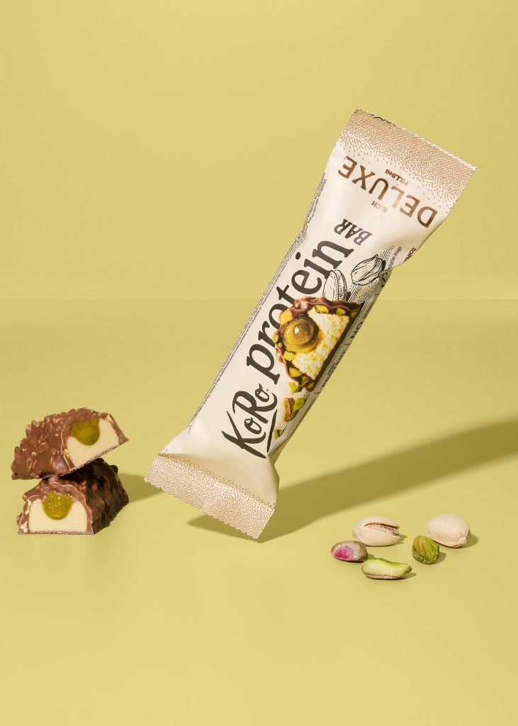 Koro Protein Bar Deluxe with Pistachio Butter 55g