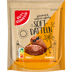 GUT&GÜNSTIG Soft-Datteln getrocknet, entsteint, essfertig 250g