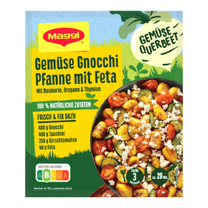 Maggi Fix Gemüse Gnocchi Pfanne Querbeet 27g