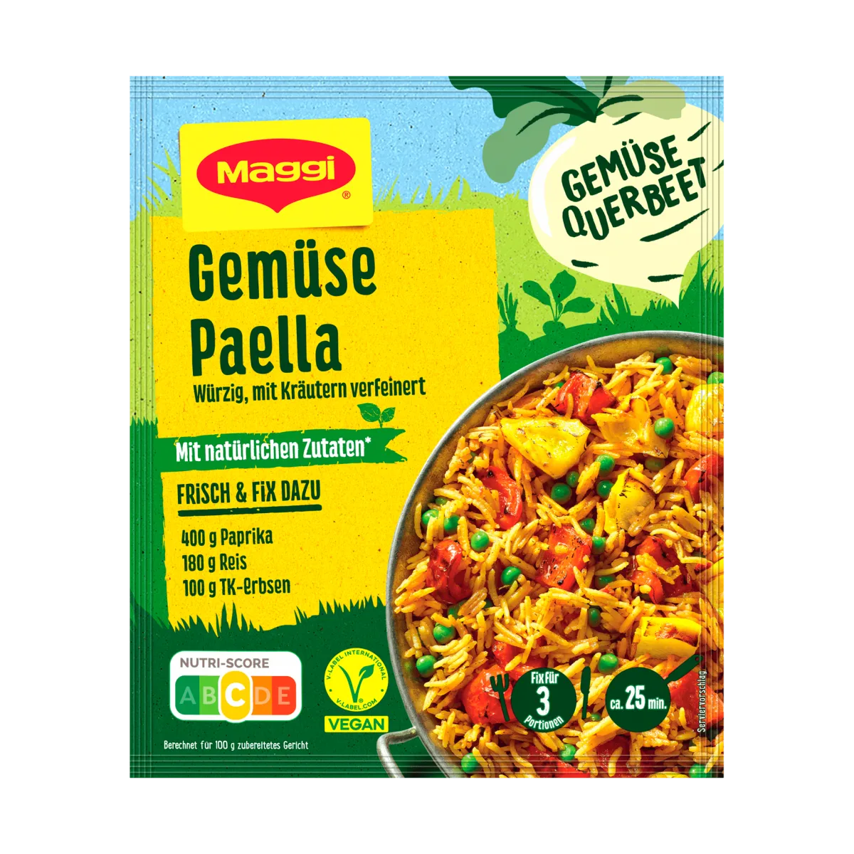 Maggi Fix Gemüsepaella Querbeet 23g