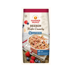 Hammermühle Gebackenes Hafermüsli mit gefriergetrockneten Beeren 325g