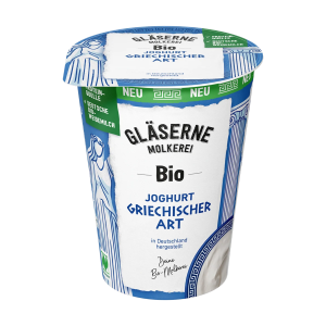 Bio Gläserne Molkerei Joghurt griechischer Art 7,5% 400g