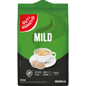 GUT&GÜNSTIG Kaffeepads Mild 40ST 280g