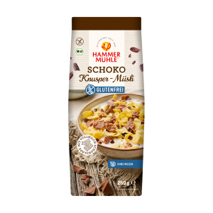 Bio Hammermühle Schoko Knusper Müsli glutenfrei 250g