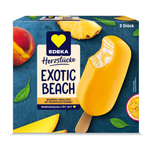 EDEKA Herzstücke Stieleis Exotic 3x90ml