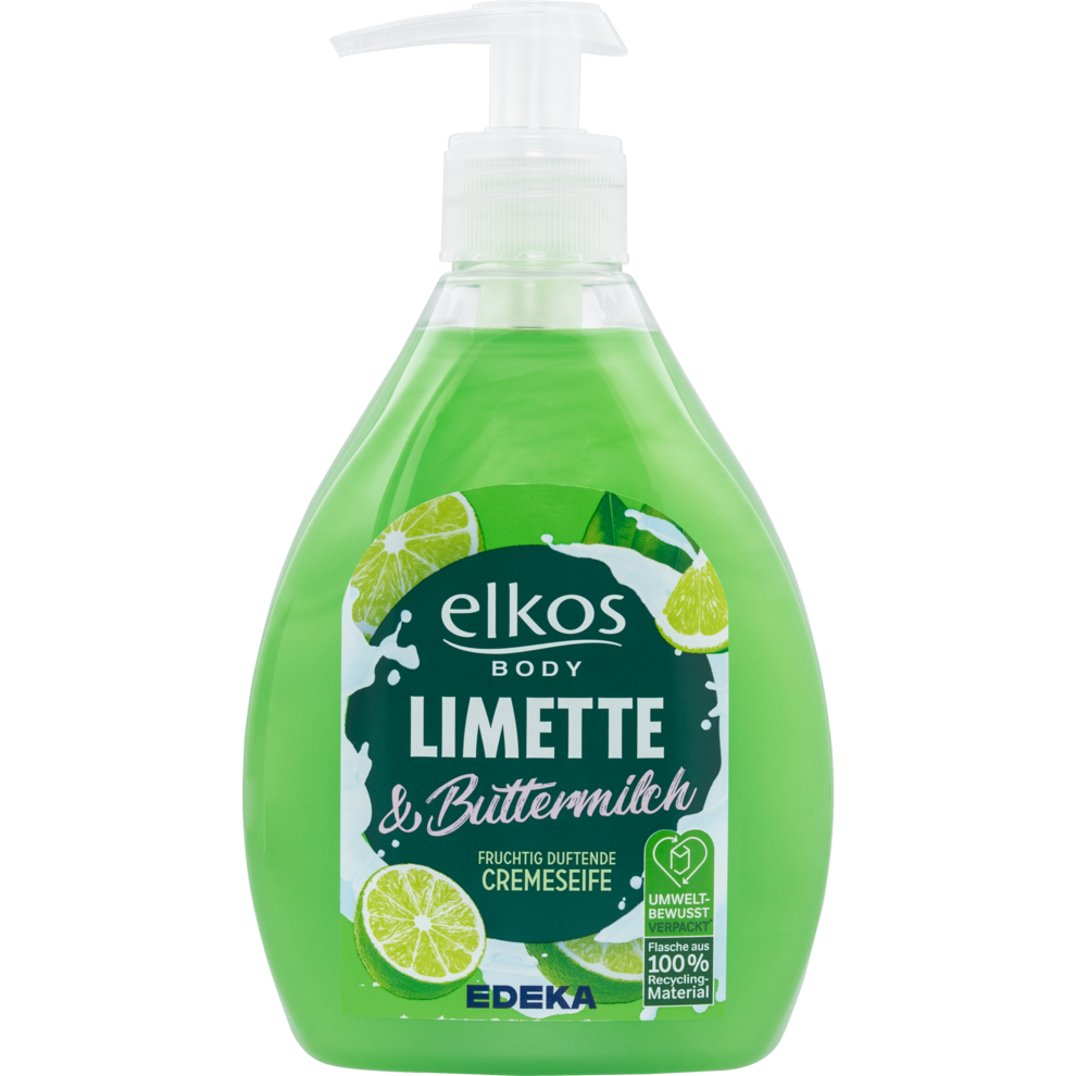 EDEKA elkos Cremeseife Limette&Buttermilch 500ml