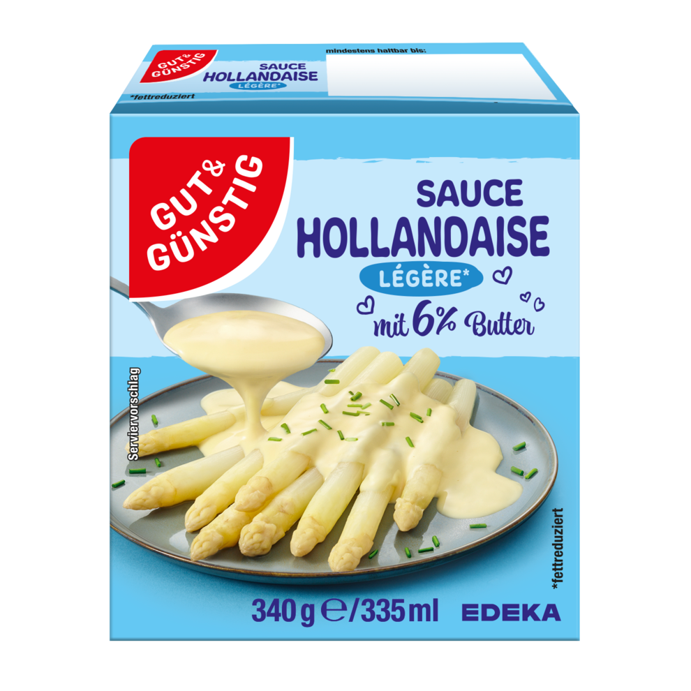 GUT&GÜNSTIG Sauce Hollandaise Legere 340g