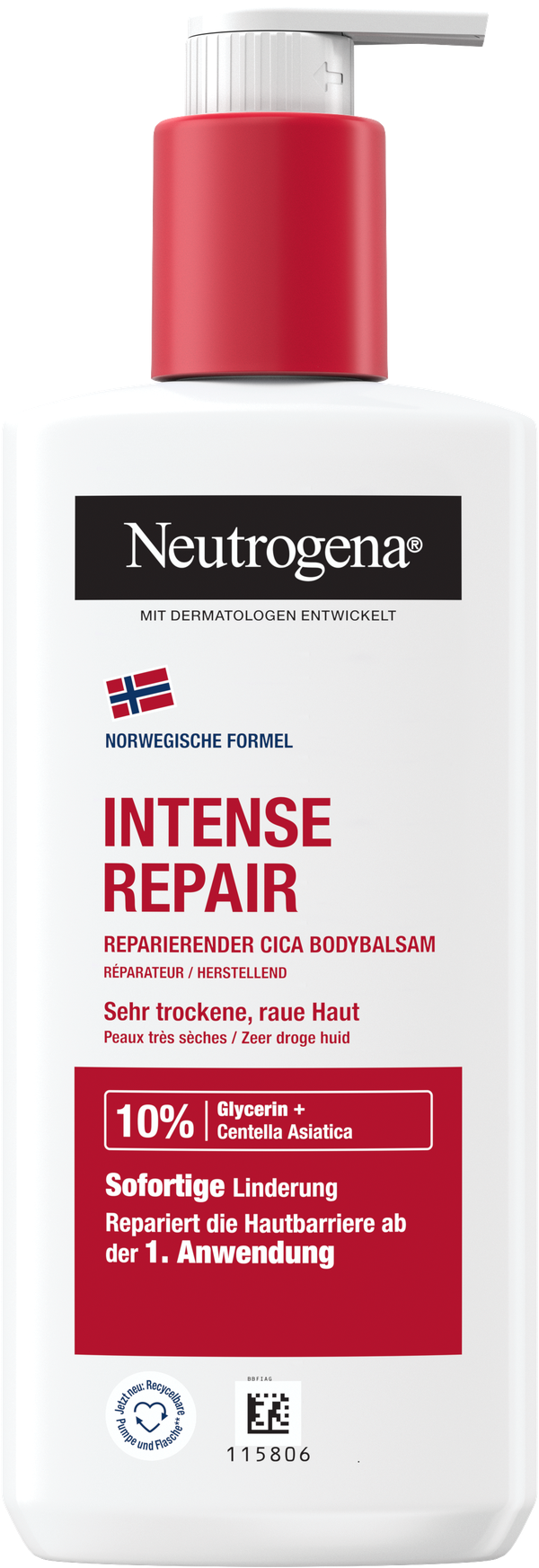 Neutrogena Norwegische Formel Intense Repair Bodylotion 250ml