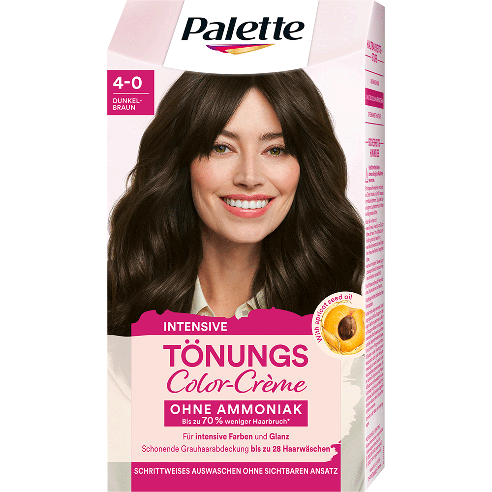 Palette Intensiv-Tönung Color-Creme 4-0 Dunkelbraun