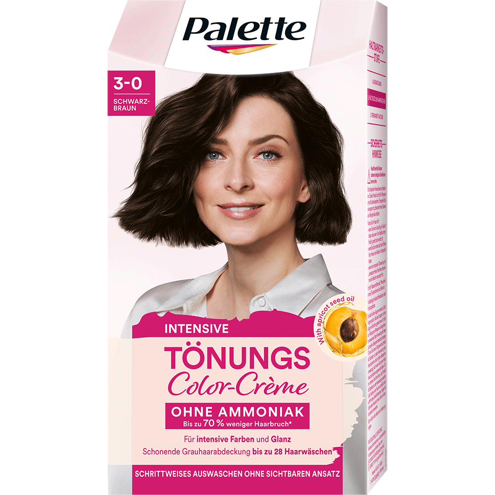 Palette Intensiv-Tönung Color-Creme 3-0 schwarz