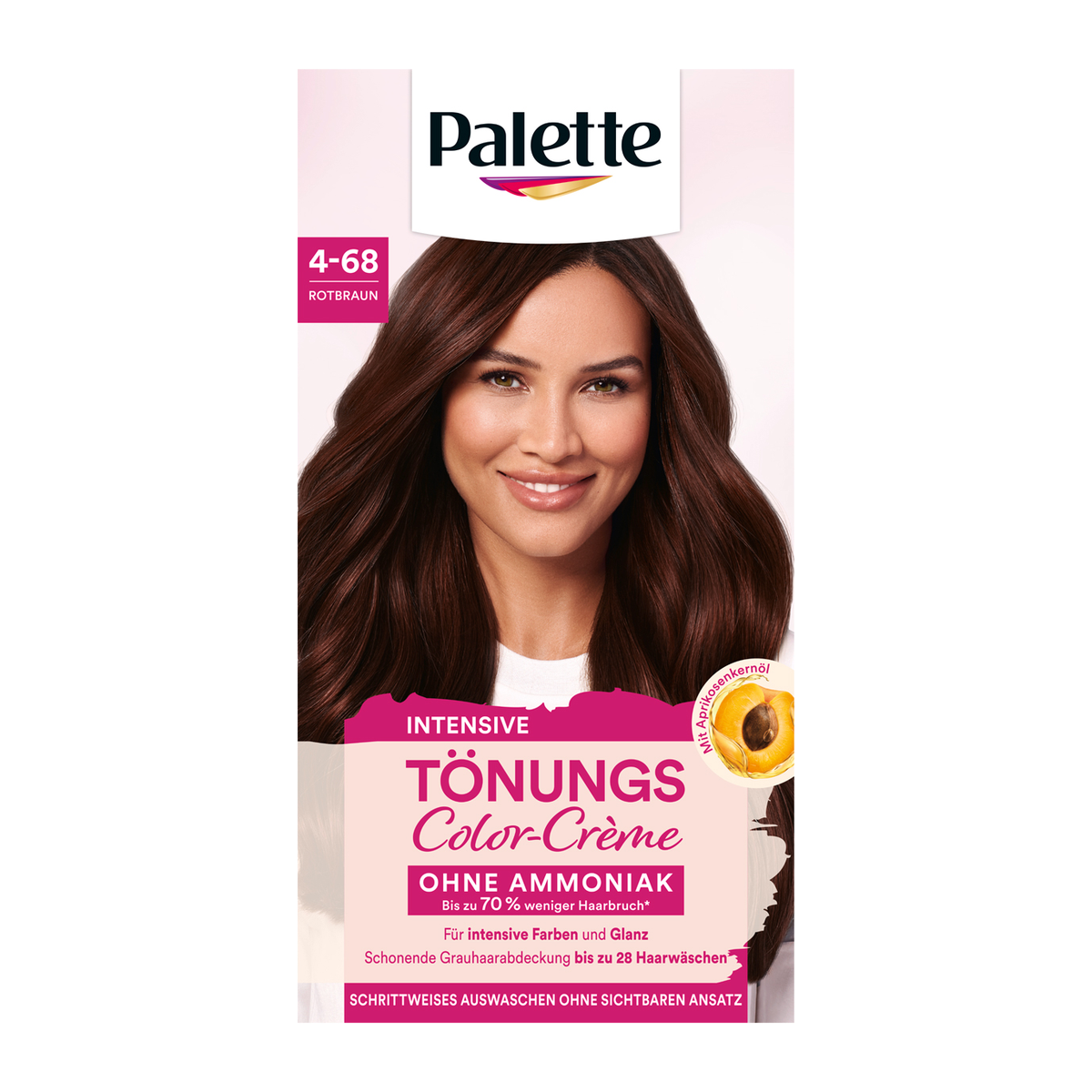Palette Intensiv-Tönung Color-Creme 4-68 Rotbraun