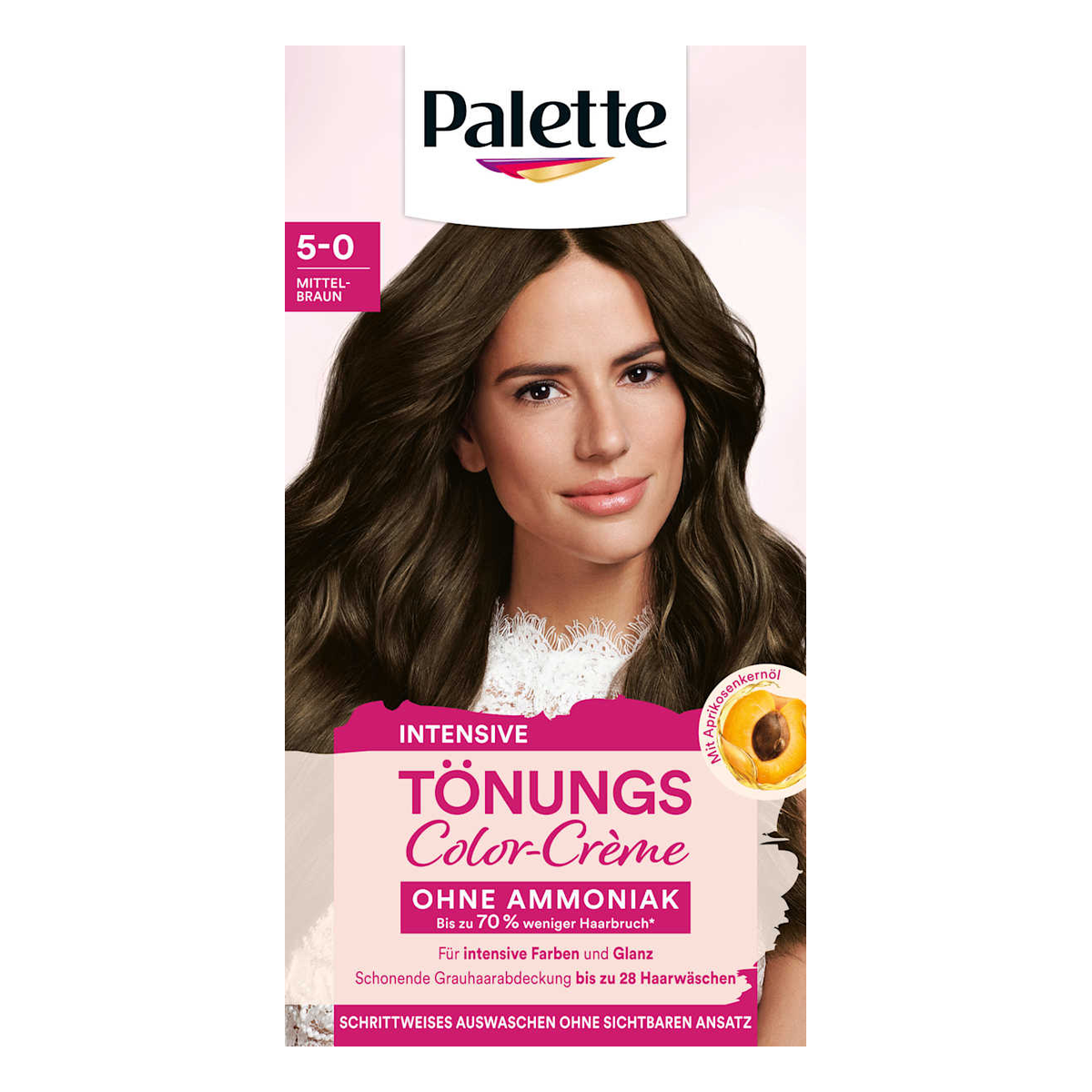 Palette Intensiv-Tönung Color-Creme 5-0 Mittelbraun