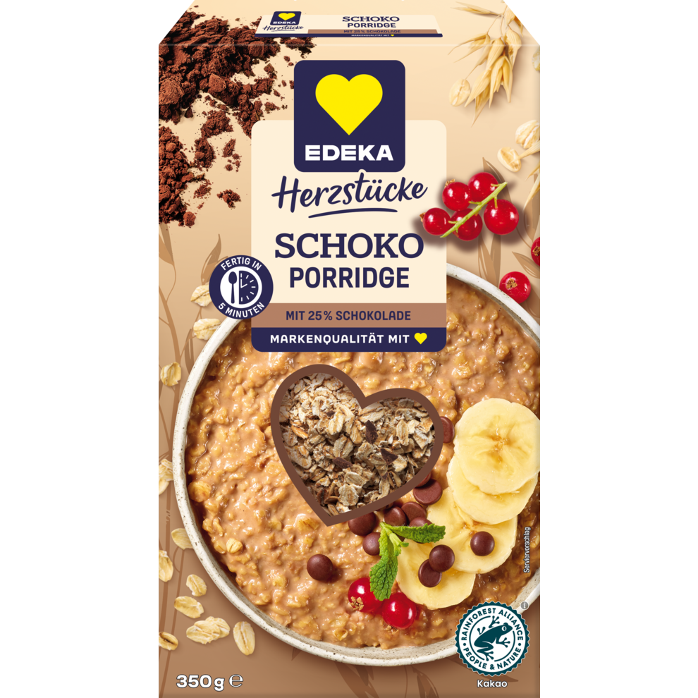 EDEKA Herzstücke Porridge Schoko 350g