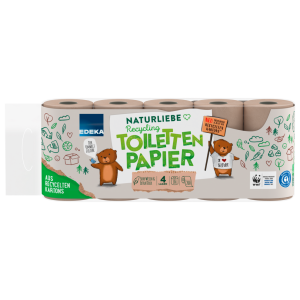 EDEKA Recycling Toilettenpapier 4-lagig 10x200BL