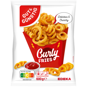 GUT&GÜNSTIG Curly Fries 600g