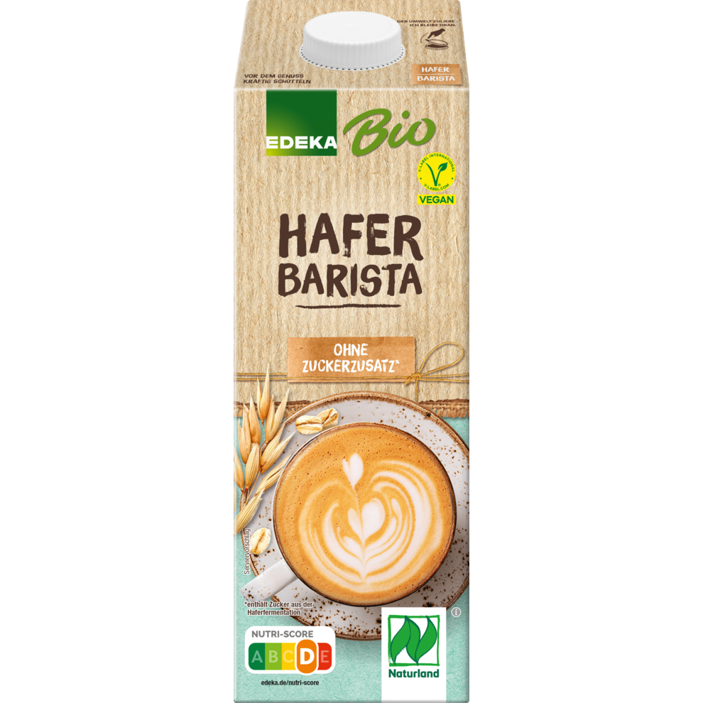 Bio EDEKA My вегетарианский веганский овсяный напиток Barista 1l