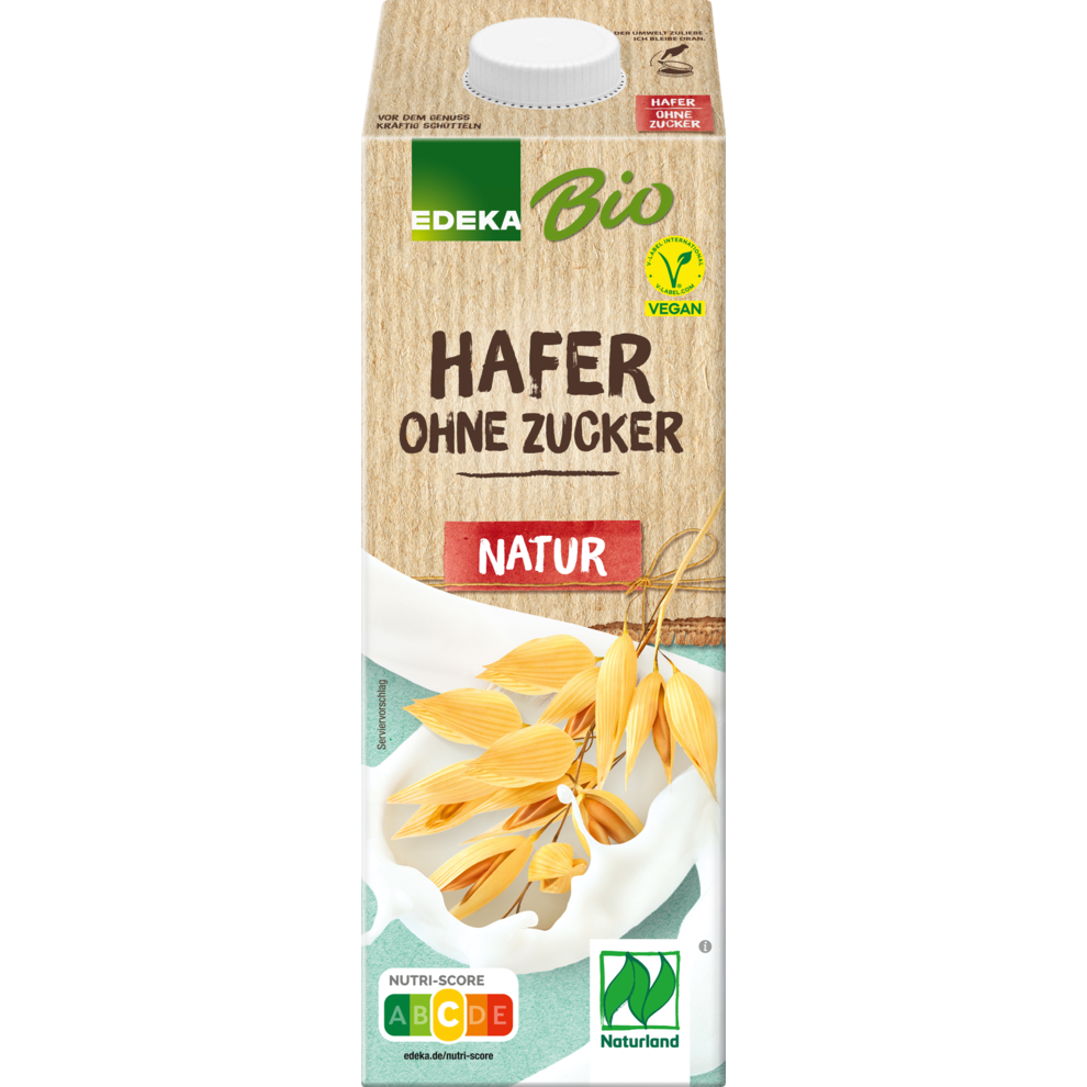 Bio EDEKA My вегетарианский веганский овсяный напиток без сахар 1l