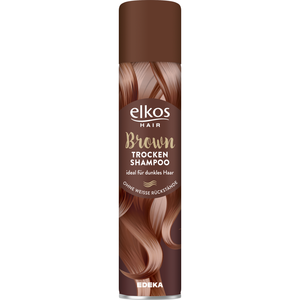 EDEKA elkos Trockenshampoo Color Braun 200ml