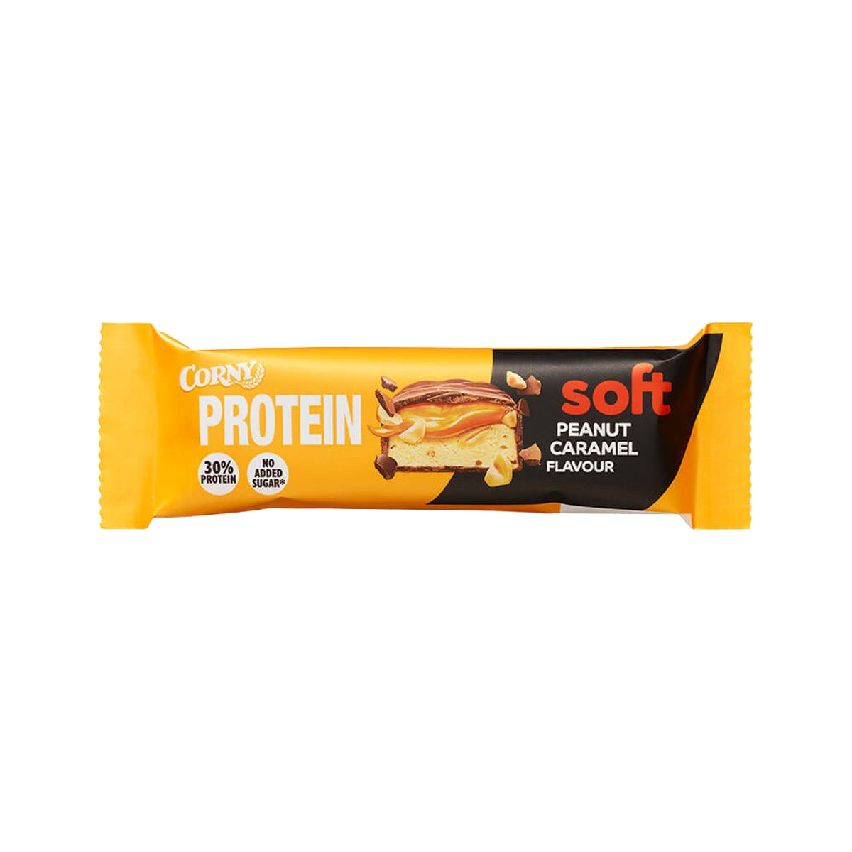 Corny Протеин мягкий арахис карамель 45g