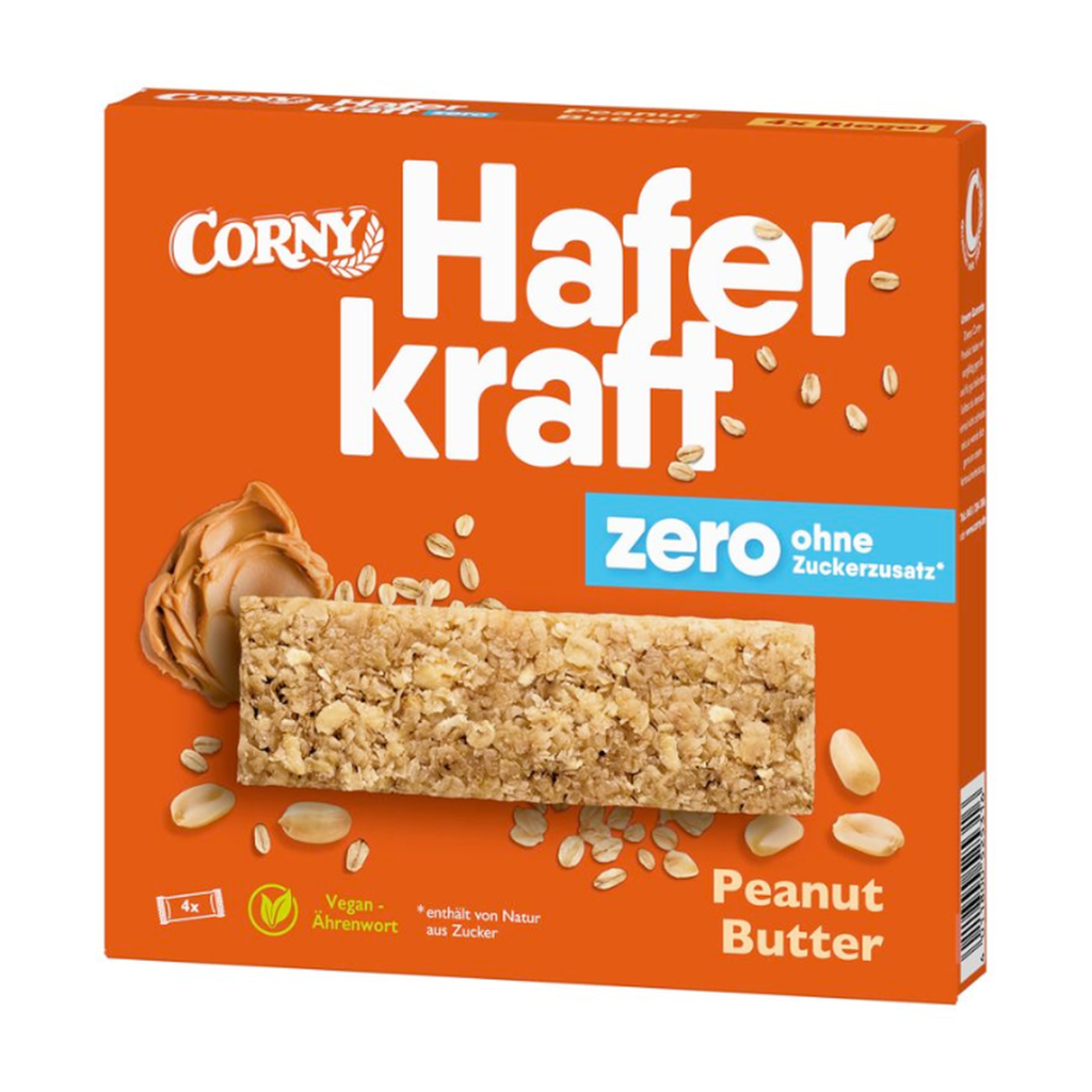 Corny Haferkraft zero Peanut Butter 4ST 140g