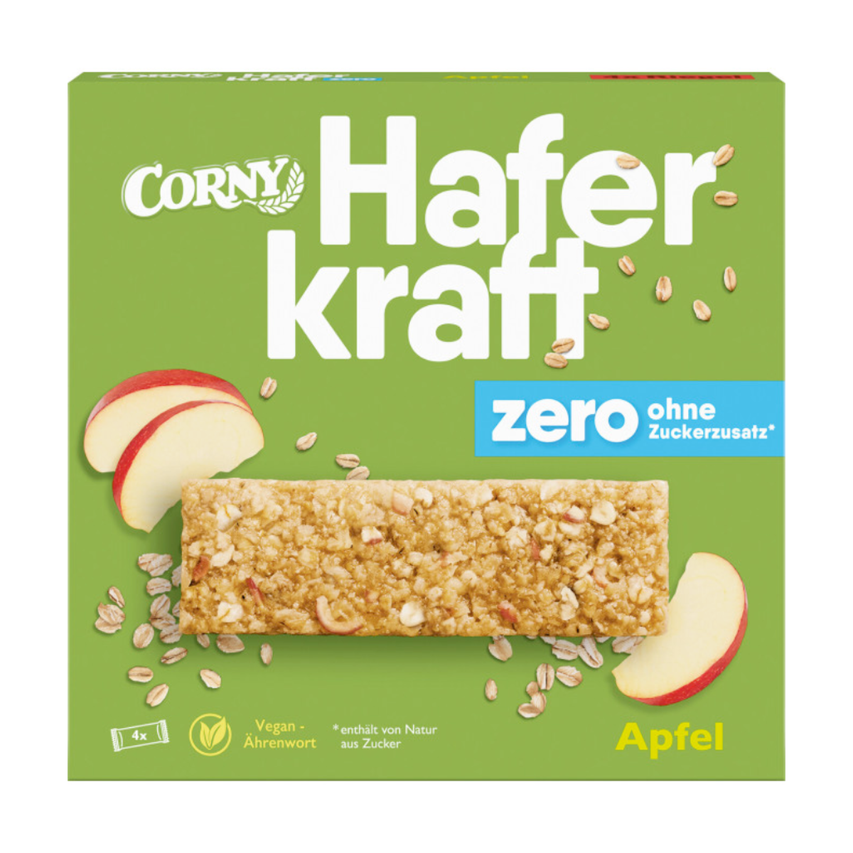 Corny Haferkraft zero Apfel 4ST 140g
