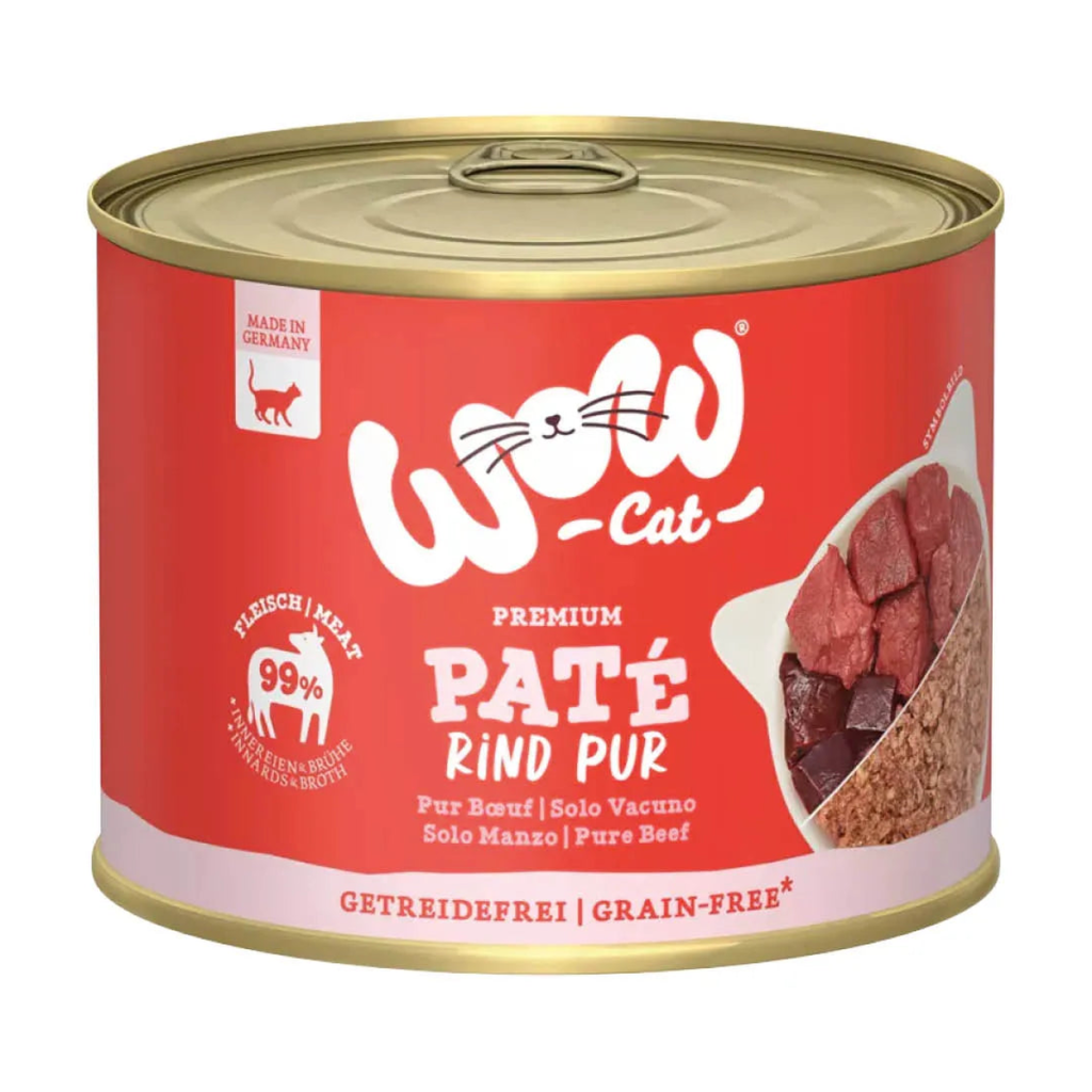 WOW Для кошек для взрослых животных говядина чистый 200g
