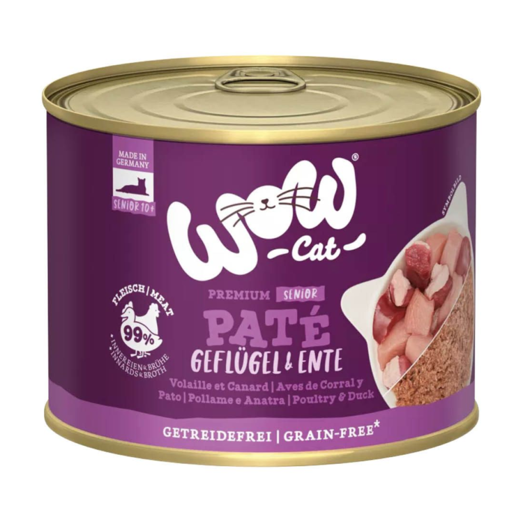 WOW Cat Senior Geflügel & Ente 200g