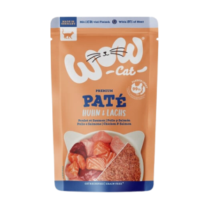 WOW Для кошек для взрослых животных курица & лосось 125g