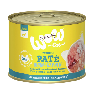 WOW Cat Adult Huhn & Garnele 200g