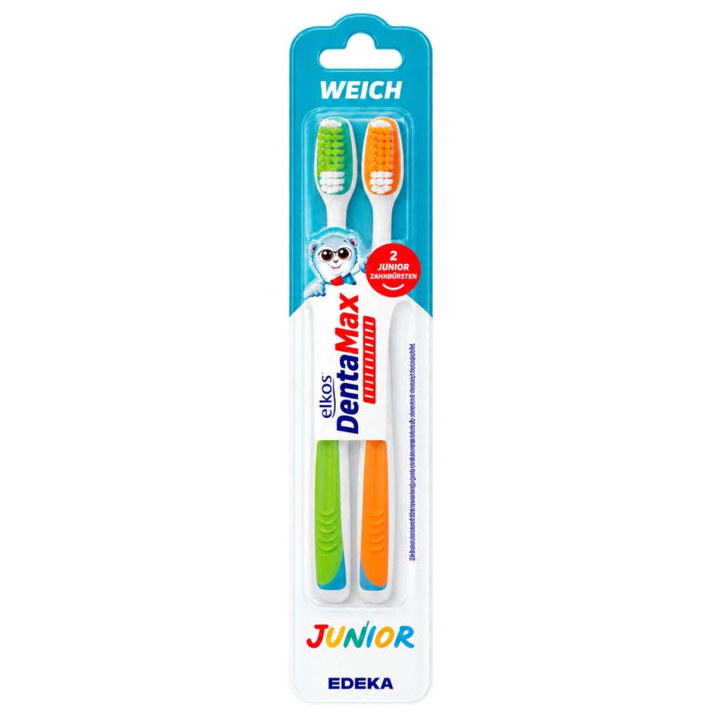 EDEKA elkos DentaMax Zahnbürste Junior 2ST