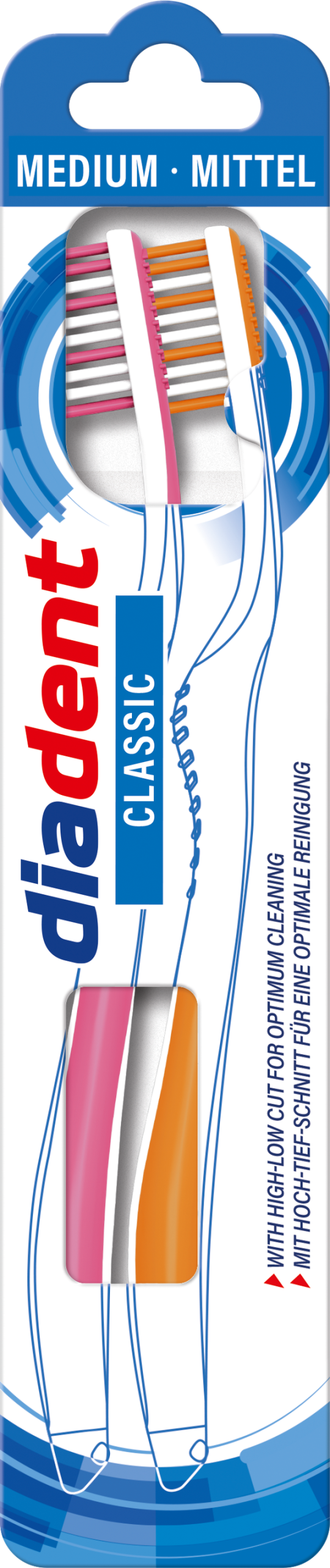 Diadent Zahnbürste Classic mittel 2ST