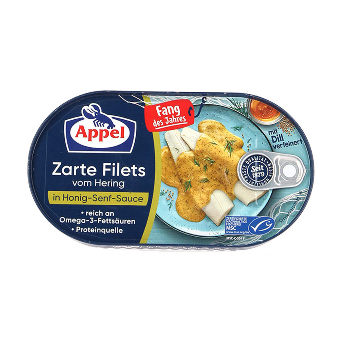 MSC Appel Heringsfilets in Honig-Senf-Sauce "Fang des Jahres" 190g