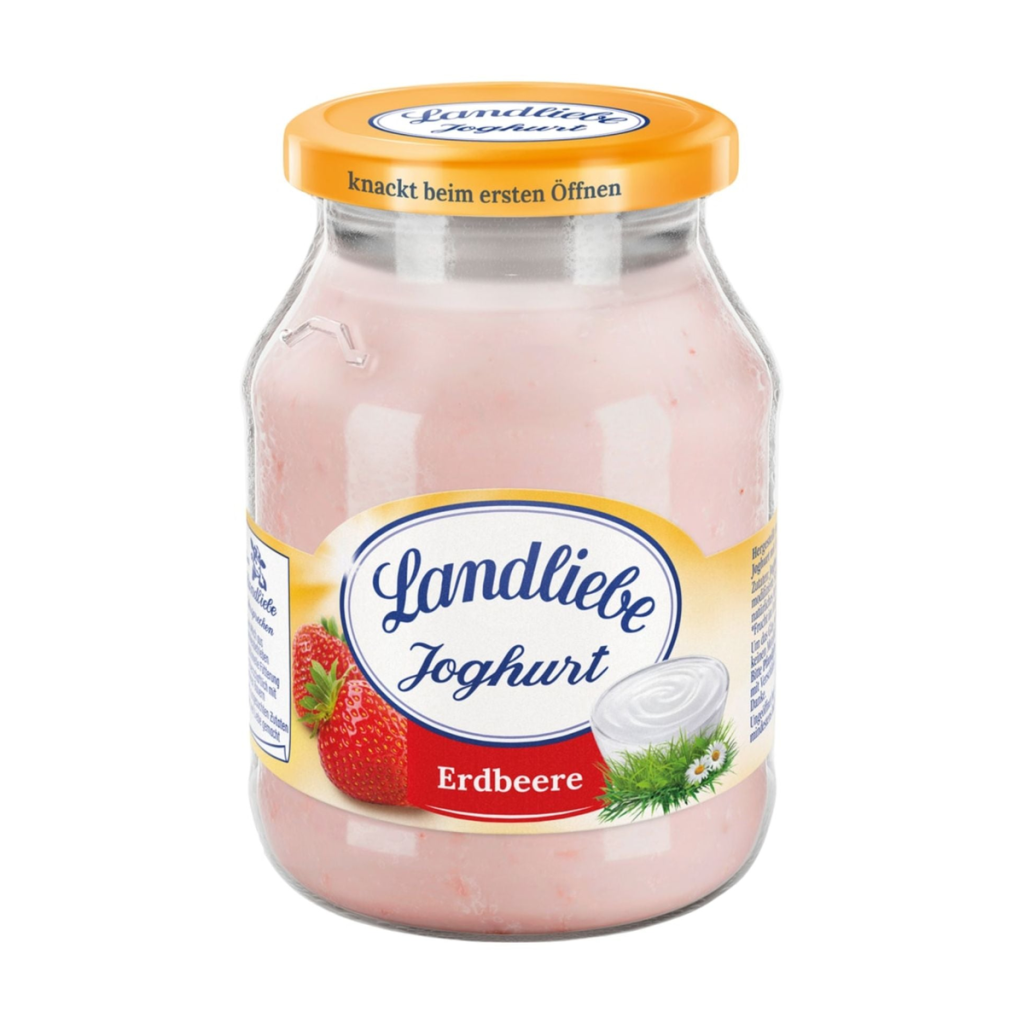 Landliebe Joghurt mit erlesenen Erdbeeren 3,8% 500g MW