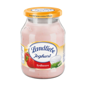 Landliebe Joghurt mit erlesenen Erdbeeren 3,8% 500g MW