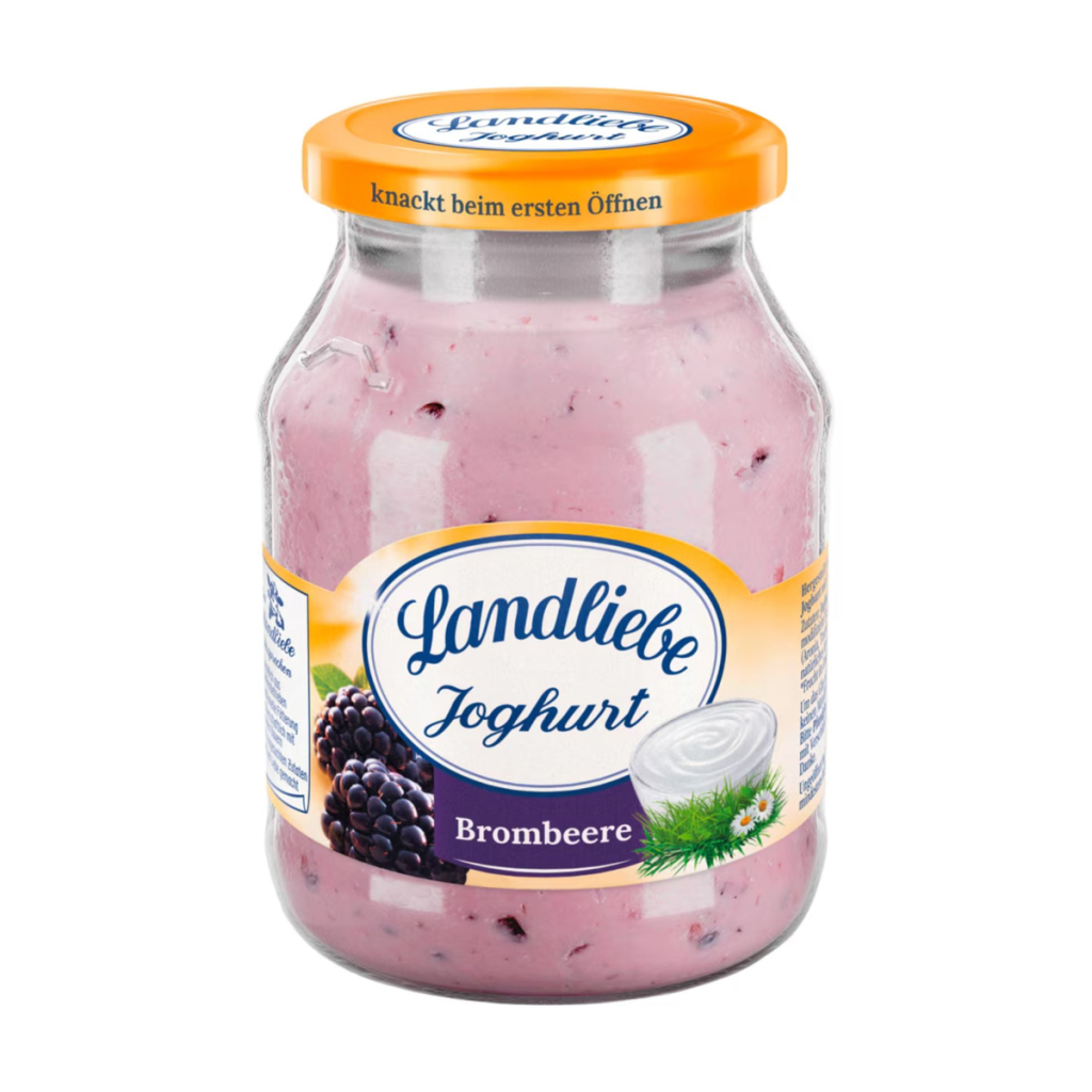 Landliebe Joghurt mit erlesenen Brombeere 3,8% 500g MW