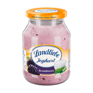 Landliebe Joghurt mit erlesenen Brombeere 3,8% 500g MW
